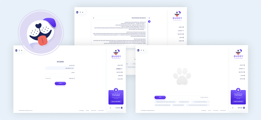 Buddy - AI dog care app built with my partner