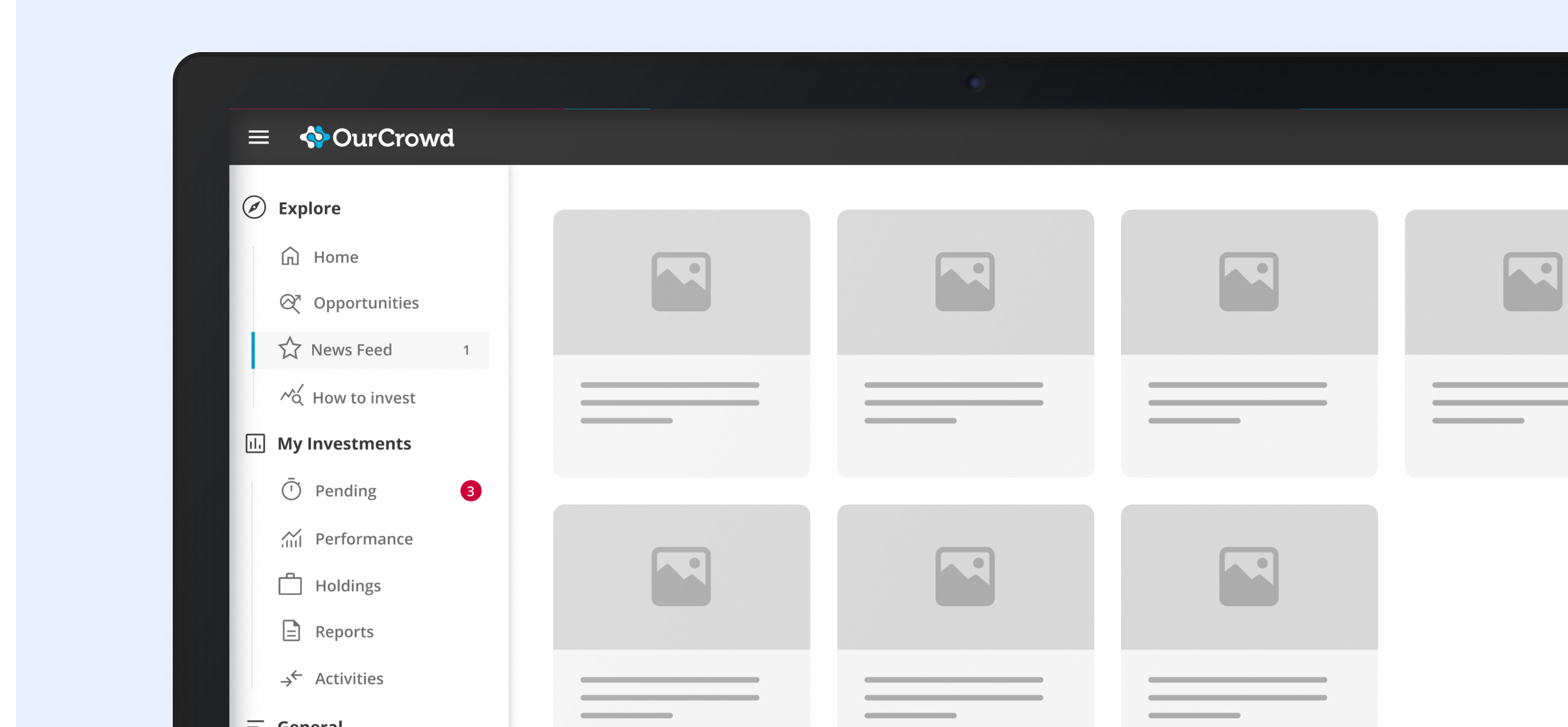 OurCrowd sidebar redesign